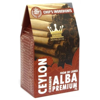 Ceylon Cinnamon Sticks Alba Premium 25 packs