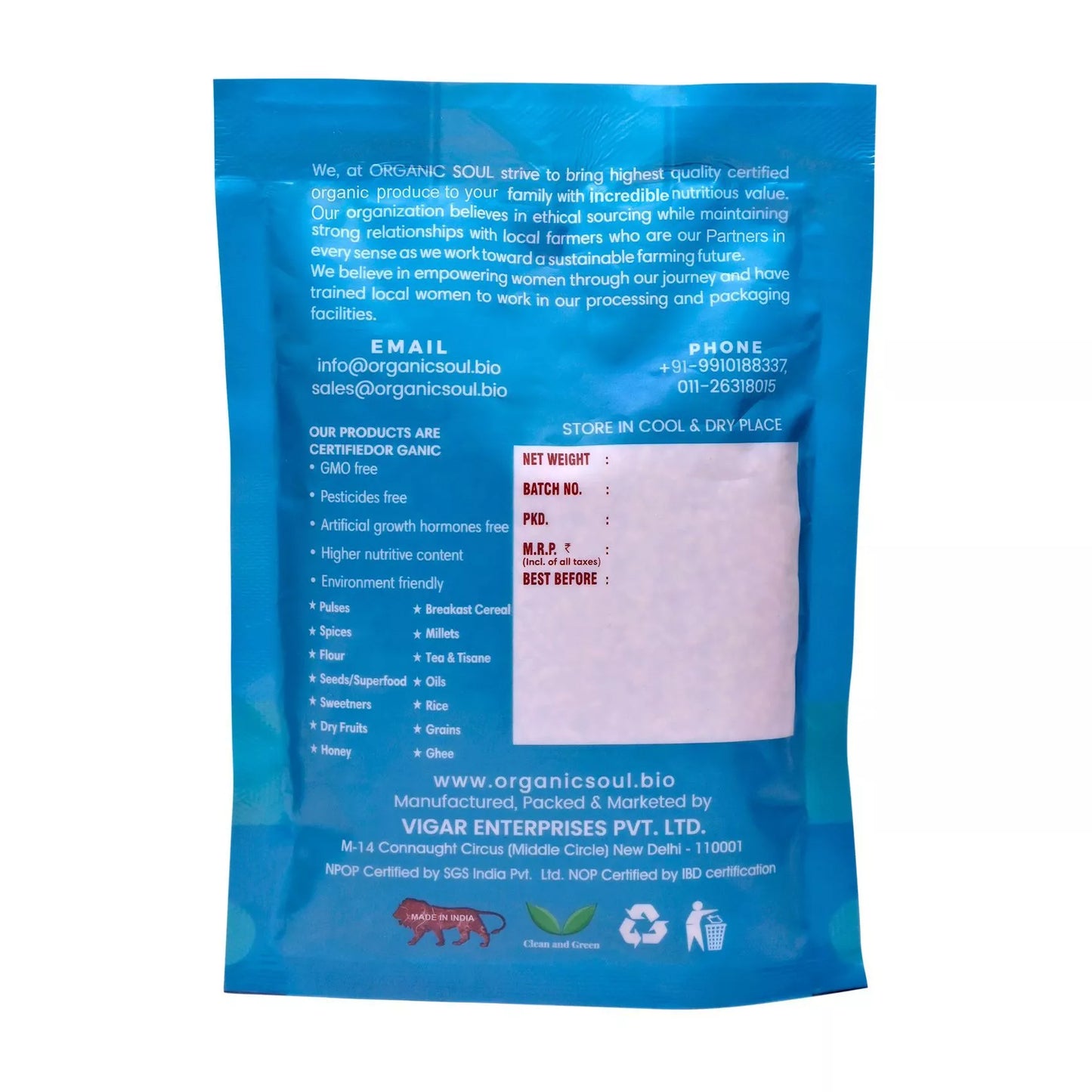 Organic Ginger Powder 25 packs